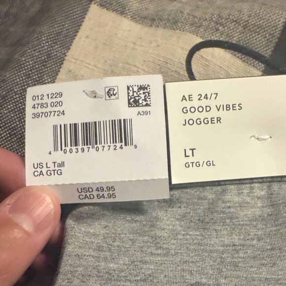 American Eagle Outfitters Gray Joggers - Picture 1 of 5